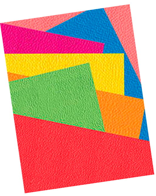 CARTULINA ARCO IRIS CON TEXTURA ROJO