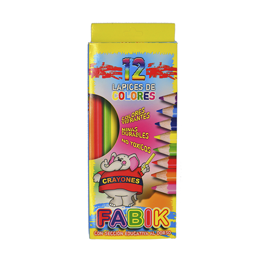 Crayones FABIK 12 COL