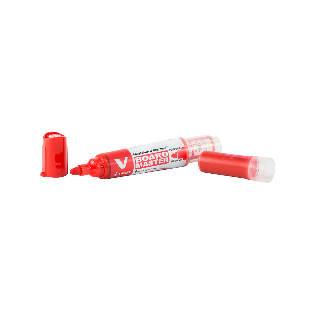MARCADOR P/ PIZARRA ROJO M/PILOT RECARGABLE